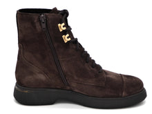 Afbeelding in Gallery-weergave laden, 172-29-018 Dames Hoge Schoenen Boot Plat Durea 9837-838-5521 Donkerbruin Wijdte K (3728)