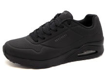 Afbeelding in Gallery-weergave laden, 232-99-009 Heren Veterschoenen Sportief Skechers Uno Stand on Air 52458 BBK Zwart (1009)