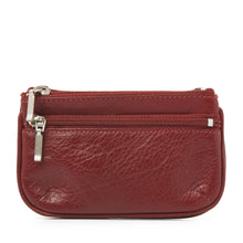 Afbeelding in Gallery-weergave laden, 93-15351-3 Lederwaren Universeel Lederwaren Sleuteletui HJ de Rooy Toronto 15351 Donkerrood (3005)