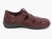 Afbeelding in Gallery-weergave laden, 211-25-002 Heren Bandschoen Comfort Rieker 05284-24 Middenbruin Wijdte H (2584)