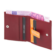 Afbeelding in Gallery-weergave laden, 92-15535-3 Lederwaren Heren Portemonnee Bilfolds HJ de Rooy Toronto15535 Donkerrood (3036)