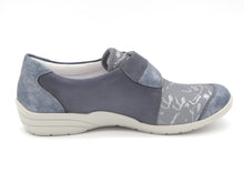 Afbeelding in Gallery-weergave laden, 123-75-003 Dames Klittenband Schoenen Mode Remonte R7600-14 Middenblauw Wijdte H (2948)