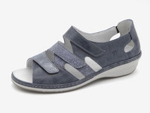 Afbeelding in Gallery-weergave laden, 151-75-007 Dames Sandalen Comfort Sens 0962TBL Middenblauw (3216)