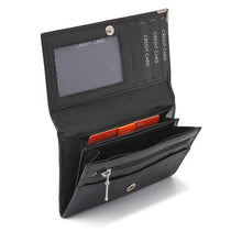 Afbeelding in Gallery-weergave laden, 91-15158-9 Lederwaren Dames Portemonnee Ritsvak HJ de Rooy Toronto 15158 Zwart (3035)