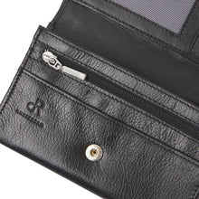 Afbeelding in Gallery-weergave laden, 91-15158-9 Lederwaren Dames Portemonnee Ritsvak HJ de Rooy Toronto 15158 Zwart (3035)