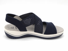 Afbeelding in Gallery-weergave laden, 153-79-004 Dames Sandalen Mode Jana 28768-805 Donkerblauw Wijdte H (3497)
