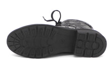 Afbeelding in Gallery-weergave laden, 172-91-005 Dames Hoge Schoenen Boot Plat Jana 25274-005 Zwart Combi Wijdte H (2747)