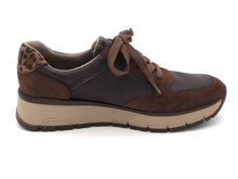 Afbeelding in Gallery-weergave laden, 133-29-004 Dames Veterschoenen Sneaker Jana 23762-394 Donkerbruin Wijdte H (3346)