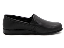 Afbeelding in Gallery-weergave laden, 291-99-001 Heren Pantoffel-Gesloten Leer Rohde 6402-90 Zwart (2475)