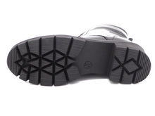 Afbeelding in Gallery-weergave laden, 172-95-005 Dames Hoge Schoenen Boot Plat Jana 25263-018 Zwart Lak Wijdte H (2744)