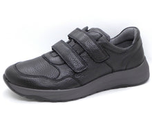 Afbeelding in Gallery-weergave laden, 221-99-006 Heren Klittenband Schoenen Comfort Waldlaufer 662304-199-001 Zwart Wijdte K (3688)