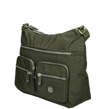 Afbeelding in Gallery-weergave laden, 95-66833-029 Lederwaren Dames Schoudertas Middel Enrico Benetti 66833-029 Donkergroen (1052)