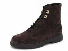 Afbeelding in Gallery-weergave laden, 172-29-018 Dames Hoge Schoenen Boot Plat Durea 9837-838-5521 Donkerbruin Wijdte K (3728)