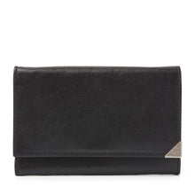 Afbeelding in Gallery-weergave laden, 91-15158-9 Lederwaren Dames Portemonnee Ritsvak HJ de Rooy Toronto 15158 Zwart (3035)