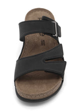 Afbeelding in Gallery-weergave laden, 162-99-006 Dames Open Slippers Sportief Rohde 5433-90 Zwart (3581)