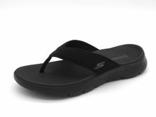 Afbeelding in Gallery-weergave laden, 165-99-006 Dames Open Slippers Wandelslipper Skechers Go Walk Flex-Sandal-Holly 141459 BBK Zwart (3618)