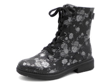Afbeelding in Gallery-weergave laden, 172-91-005 Dames Hoge Schoenen Boot Plat Jana 25274-005 Zwart Combi Wijdte H (2747)