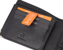 Afbeelding in Gallery-weergave laden, 92-15584-9 Lederwaren Heren Portemonnee Bilfolds HJ de Rooy Toronto 15584 Zwart (3010)