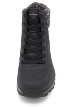 Afbeelding in Gallery-weergave laden, 172-99-030 Dames Hoge Schoenen Boot Plat Skechers Uno Rugged Darling Daze 167988 BLK Zwart (2200)