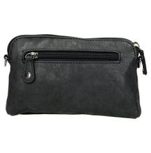 Afbeelding in Gallery-weergave laden, 93-66095-001 Lederwaren Dames Schoudertas Klein Enrico Benetti 66095-001 Zwart (1166)