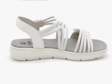 Afbeelding in Gallery-weergave laden, 153-01-004 Dames Sandalen Mode Jana 28766-191 Wit Wijdte H (2911)