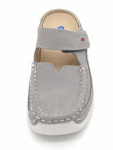 Afbeelding in Gallery-weergave laden, 181-81-003 Dames Pantoffel-Muilen Leer Wolky Roll Slipper 0622711-206 Lichtgrijs  (3236)