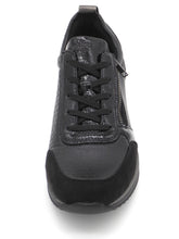 Afbeelding in Gallery-weergave laden, 133-99-019 Dames Veterschoenen Sneaker Remonte D2401-06 Zwart (2775)
