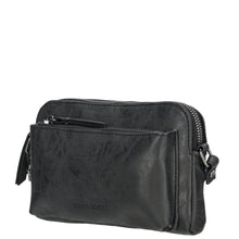 Afbeelding in Gallery-weergave laden, 95-66919-001 Lederwaren Dames Schoudertas Klein Enrico Benetti 66919-001 Zwart (1065)