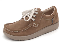 Afbeelding in Gallery-weergave laden, 132-21-001 Dames Veterschoenen Sportief Ecco Joke 320003-05034 Lichtbruin (3765)