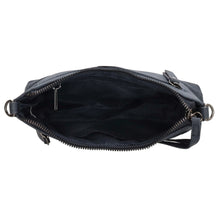 Afbeelding in Gallery-weergave laden, 95-66907-002 Lederwaren Dames Schoudertas Klein Enrico Benetti 66907-002 Donkerblauw (1120)