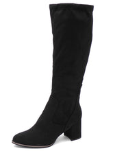 Afbeelding in Gallery-weergave laden, 173-99-003 Dames Hoge Schoenen Laars Hak Marco Tozzi 25500-001 Zwart (2161)