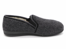 Afbeelding in Gallery-weergave laden, 293-89-003 Heren Pantoffel-Gesloten Gevoerd Fischer 2610-82 Donkergrijs (3396)