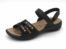 Afbeelding in Gallery-weergave laden, 151-99-006 Dames Sandalen Comfort Josef Seibel 86786-100 Ibiza 86 Zwart (3597)