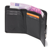 Afbeelding in Gallery-weergave laden, 92-15210-9 Heren Heren Portemonnee Klassiek HJ de Rooy Toronto 15210 Zwart (3066)