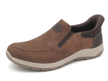 Afbeelding in Gallery-weergave laden, 242-25-008 Heren Instappers Sportief Rieker 03655-24 Middenbruin Wijdte H (2989)