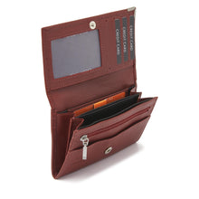 Afbeelding in Gallery-weergave laden, 91-15158-3 Dames Dames Portemonnee Ritsvak HJ de Rooy Toronto 15158 Donkerrood (3059)
