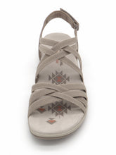 Afbeelding in Gallery-weergave laden, 152-19-004 Dames Sandalen Sportief Skechers Reggae Slim-Summer Getaway 163571 TPE Donkerbeige (3628)