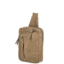 Afbeelding in Gallery-weergave laden, 95-66933-010 Lederwaren Dames Schoudertas Klein Enrico Benetti 66922-010 Donkerbeige (1034)