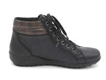 Afbeelding in Gallery-weergave laden, 172-91-007 Dames Hoge Schoenen Boot Plat Remonte R1458-03 Zwart Combi  (2771)