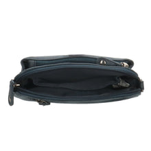 Afbeelding in Gallery-weergave laden, 95-66095-002 Lederwaren Dames Schoudertas Klein Enrico Benetti 66095-002 Donkerblauw (1167)