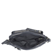 Afbeelding in Gallery-weergave laden, 95-66919-002 Lederwaren Dames Schoudertas Klein Enrico Benetti 66919-002 Donkerblauw (1066)