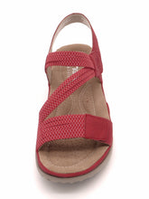 Afbeelding in Gallery-weergave laden, 153-35-002 Dames Sandalen Mode Rieker 64870-33 Middenrood (3557)