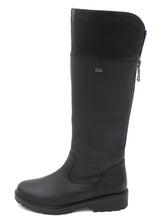 Afbeelding in Gallery-weergave laden, 174-99-002 Dames Hoge Schoenen Laars Plat Remonte R6581-04 Zwart  (2378)