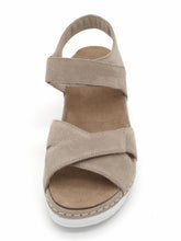 Afbeelding in Gallery-weergave laden, 151-15-005 Dames Sandalen Comfort Durea 7432-035-2067 Middenbeige Wijdte H (3518)