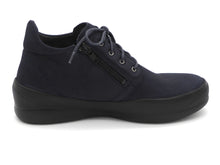 Afbeelding in Gallery-weergave laden, 172-79-007 Dames Hoge Schoenen Boot Plat Wolky Fuse 0550114-800 Donkerblauw (3840)