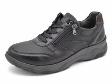 Afbeelding in Gallery-weergave laden, 231-99-001 Heren Veterschoenen Comfort Waldlaufer 718006-306-991 Zwart Wijdte H (2709)