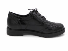 Afbeelding in Gallery-weergave laden, 133-95-003 Dames Veterschoenen Sneaker Remonte D2Q04-02 Zwart Lak (3757)