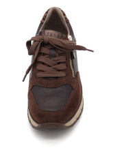 Afbeelding in Gallery-weergave laden, 133-29-004 Dames Veterschoenen Sneaker Jana 23762-394 Donkerbruin Wijdte H (3346)