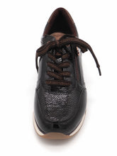 Afbeelding in Gallery-weergave laden, 133-29-005 Dames Veterschoenen Sneaker Marco Tozzi 23782-38A Donkerbruin (3718)