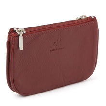 Afbeelding in Gallery-weergave laden, 93-15351-3 Lederwaren Universeel Lederwaren Sleuteletui HJ de Rooy Toronto 15351 Donkerrood (3005)